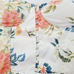 superdown  Lolita Bustier Peplum Top in White Floral XL Photo 3