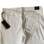 Jen7 by 7 for all mankind women's white long slim bootcut denim jeans size 14 Photo 3