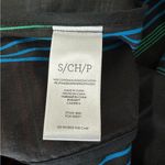 CAbi Plaid Holiday One Button Multicolor Black Blazer Small Photo 5