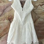 Commense Cotton Embroidered Halter Dress size xs White Photo 2