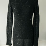 Dressy long sleeve sweater dress 🌟🌟🌟 Black Size M Photo 0