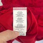 Red Lace Bodycon Dress Sz S Holiday Jump Apparel Party Sexy Glam Fringe Y2K NYE Photo 7