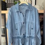 Vintage Y2K Sutton Supply Denim Utility Jumpsuit Boilersuit straight leg medium Blue Photo 1