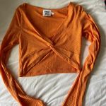 Princess Polly Orange Crop Top Photo 0