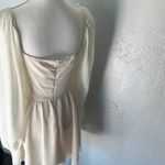 SheIn  Cream Long Sleeve Dress Photo 4