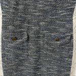 Loft  Dark Gray Knee-Length Crew Neck Sheath Dress NWT Photo 5