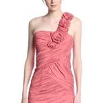 BCBGMAXAZRIA BCBG‎ Evangeline Dress One Shoulder in Coral Reef Photo 0
