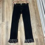 POL  Black Fringe boutique Jeans size small Photo 4