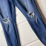 No Boundaries Juniors Distressed Skinny Stretch High Rise Blue Jeans size 11 Photo 3