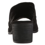 Eileen Fisher Kale Nubuck Leather Mule Slide 6 Block Heel Open Toe Braided Peep Photo 8