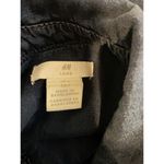 H&M Women’s Denim Short Sleeve Collar Neck Button Down Tunic Size Small Hipster Photo 8