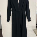 Self Portrait  black twist front quarter sleeve open back cropped jumpsuit NWT 4 Photo 18