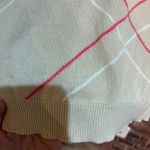 N’VO womens argyle preppy golf sweater vest tan large Photo 1