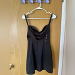 Princess Polly  Mini Dress Black with Slit 
Elegant Black Mini Dress Photo 2