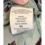 Rewind  XXL‎ Sheer Sage Green Floral Kimono Cardigan Crochet Trim Boho Beach NEW Photo 6