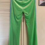 Dolls Kill Baby blue & lime velour crop top and track pants hoodie set•new without tag• Photo 4