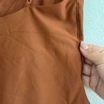 SKIMS  Iconic Swim Square Neck One Piece in Bronze, Size Medium Photo 5