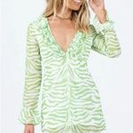 Princess Polly  Green Zebra Dress Photo 0
