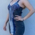 Guess New Women’s Demin Remix Bustier Dress sz S Photo 0