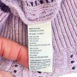 American Eagle Vtg Y2K  Cable Knit Purple Sweater XS Coquette Soft Girl Preppy Photo 5