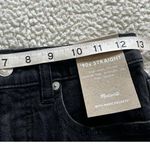 Madewell Curvy '90s Straight Leg Jeans Full Length Belmer Black Womens Size 25 Photo 8