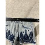 BLANK NYC Blank NYC Cutoff Wedge Shorts Women’s Sz 24 High Rise Distressed Denim Stretch Photo 5