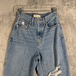 Madewell  Baggy Straight Jeans Women 2 24" High Rise Relaxed Fit Denim Light Wash Photo 3