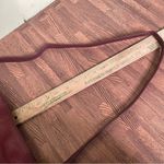 SAS Genuine Soft burgundy Red Leather‎ Slouchy Crossbody Large Bag Purse Photo 4