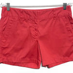 Vineyard Vines  Red Khaki Chino Shorts Womens 6 Whale Preppy Coastal Vacation Y2K Photo 0