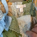 LC Lauren Conrad Size Small Boho style shirt with tie straps, pit to pit is 12 with stretch to 19, length is 15 Photo 3