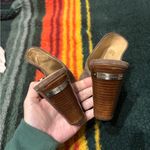 Michael Kors  Taupe Suede Studded Mules Sz 9 Photo 2