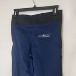 Stella McCartney Navy black colorblock 7/8 workout leggings size small Photo 2