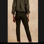 Banana Republic Sloan Mid-Rise Pants | Short Length | Black | Pockets | Size 10 Photo 1