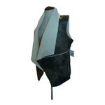 JACK NWT Women's Brown Faux Leather Shearling Open Vest Size L 70s Penny Lane Photo 5