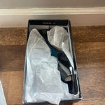 Nine West Womens Yougo Sandal Black Heels Photo 5