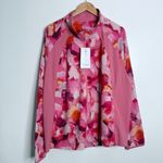 Athleta NWT  Run With‎ It Printed Jacket Painted Energy Coral Pink Size 3X Photo 2