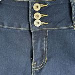 Hydraulic Women's Nolita Mid Rise Denim Shorts Size 10 Dark Wash Stretch Curvy Photo 2