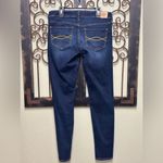 Abercrombie & Fitch dark wash super skinny jeans Photo 3