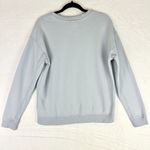 Ivy Park Logo Terry Crewneck Sweatshirt Size Medium Light Blue Photo 2
