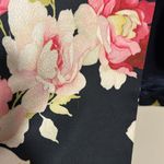 HOBBS London Rita Rose coat Floral navy spring dress size 12 snap Pink Photo 13