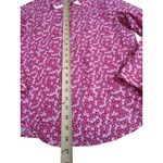 United Colors Of Benetton Floral Print Long Sleeve Small Button Front Shirt I6-6 Photo 4