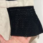 Milly  medium dress cream with black‎ knit accents Photo 1