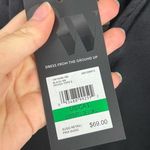 Nine West NWT  Black Bow Back Tie Blouse Size L Photo 8