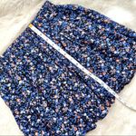 Forever 21 Blue Floral Flowy Skirt Photo 4