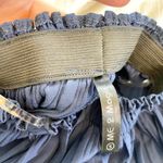 Magic ME 2 Palazzo Wide Leg Pants Flowy Drawstring Waist Casual Comfy Blue S Photo 9