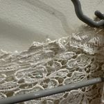 None VTG Ivory Beaded Lace Cardigan Pearl & Sequin Embellished Party Bridal NYE Glam Photo 6