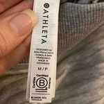 Athleta  Women Gray Striped Pockets Breathable Comfort Jogger‎ Sweatpants Size MP Photo 5