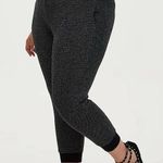 Torrid New Relaxed Fit Jogger Comfortable Knit Shimmer Black 2X 18-20 Photo 0
