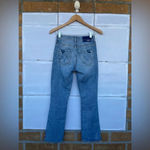 MOTHER SUPERIOR DENIM Insider crop step fray jeans in We Are Castaways blue 23 Photo 8