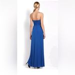 BCBGMAXAZRIA $368 BCBG LARKSPUR BLUE "MARIJA" BEADED STRAPLESS LONG GOWN DRESS size 2 Photo 1